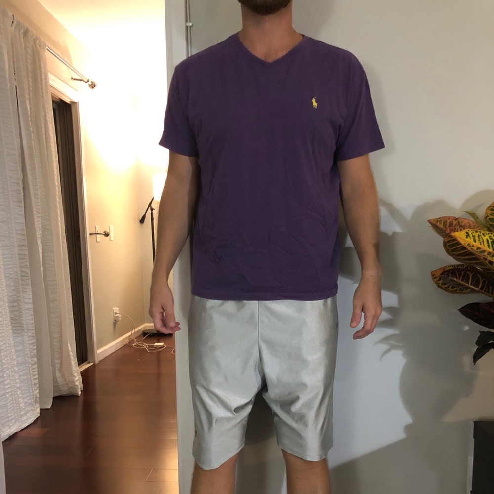 Purple polo tee